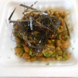 ツーンと美味しい❤ワサビマヨ生姜の納豆❤